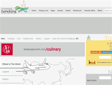 Tablet Screenshot of bandungtourism.com